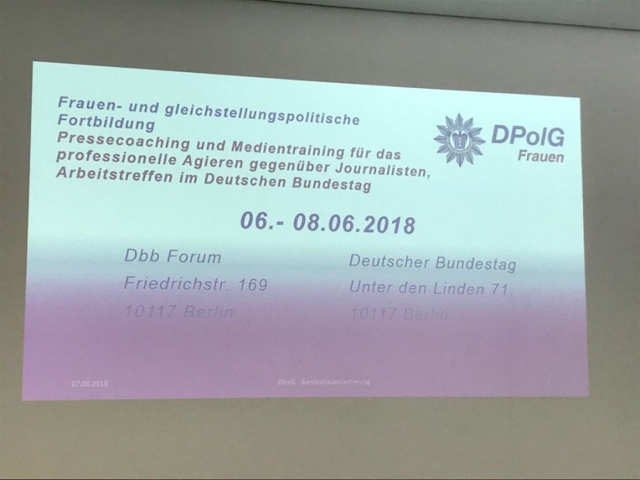 Bundesfrauenvertretung tagte vom 06.06. bis zum 08.06.2018 in Berlin