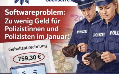 Zu wenig Besoldung durch Softwarefehler