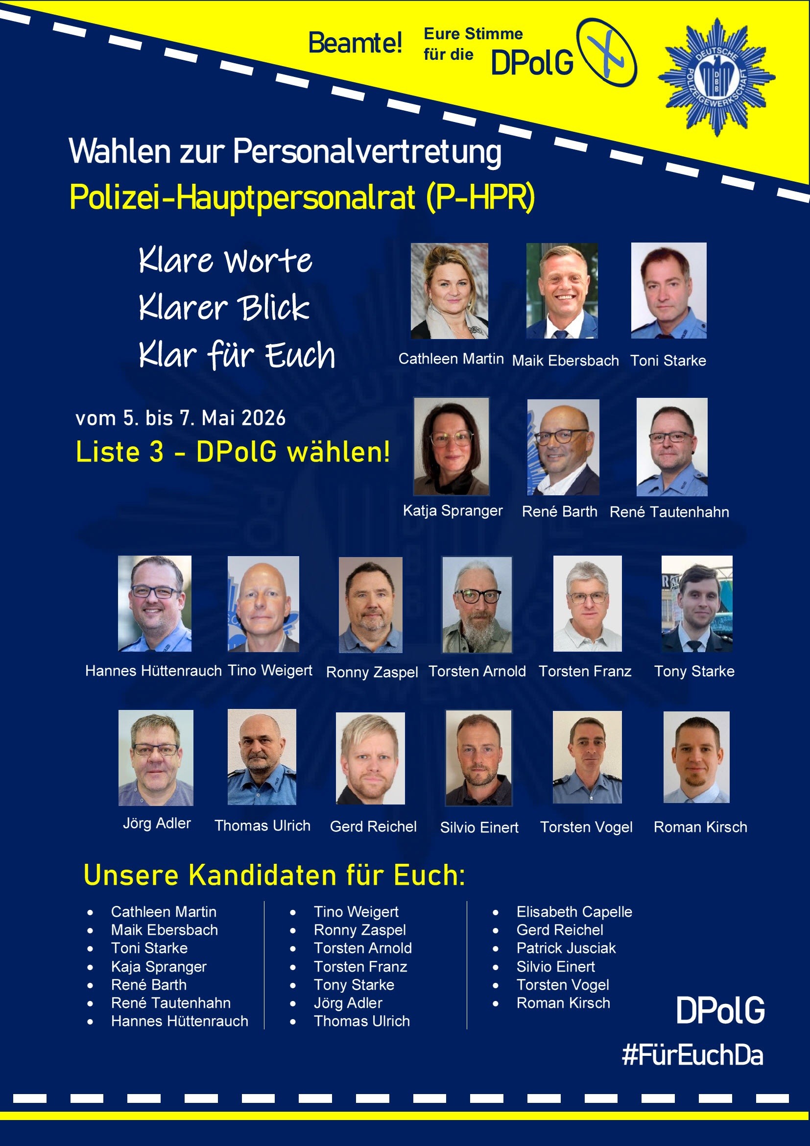 Kandidaten HPR Beamte